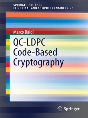 cover image of QC-LDPC Code-Based Cryptography